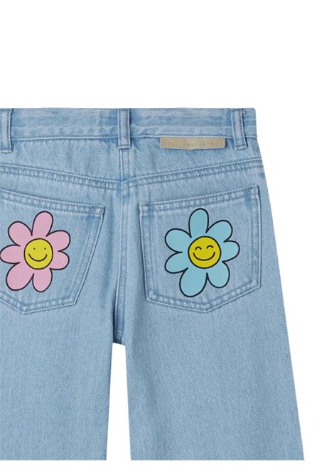 Girls' light blue cotton jeans STELLA MC CARTNEY | TX6A00/ANDENIM
